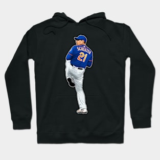 Max Scherzer #21 Throw A Pitch Hoodie